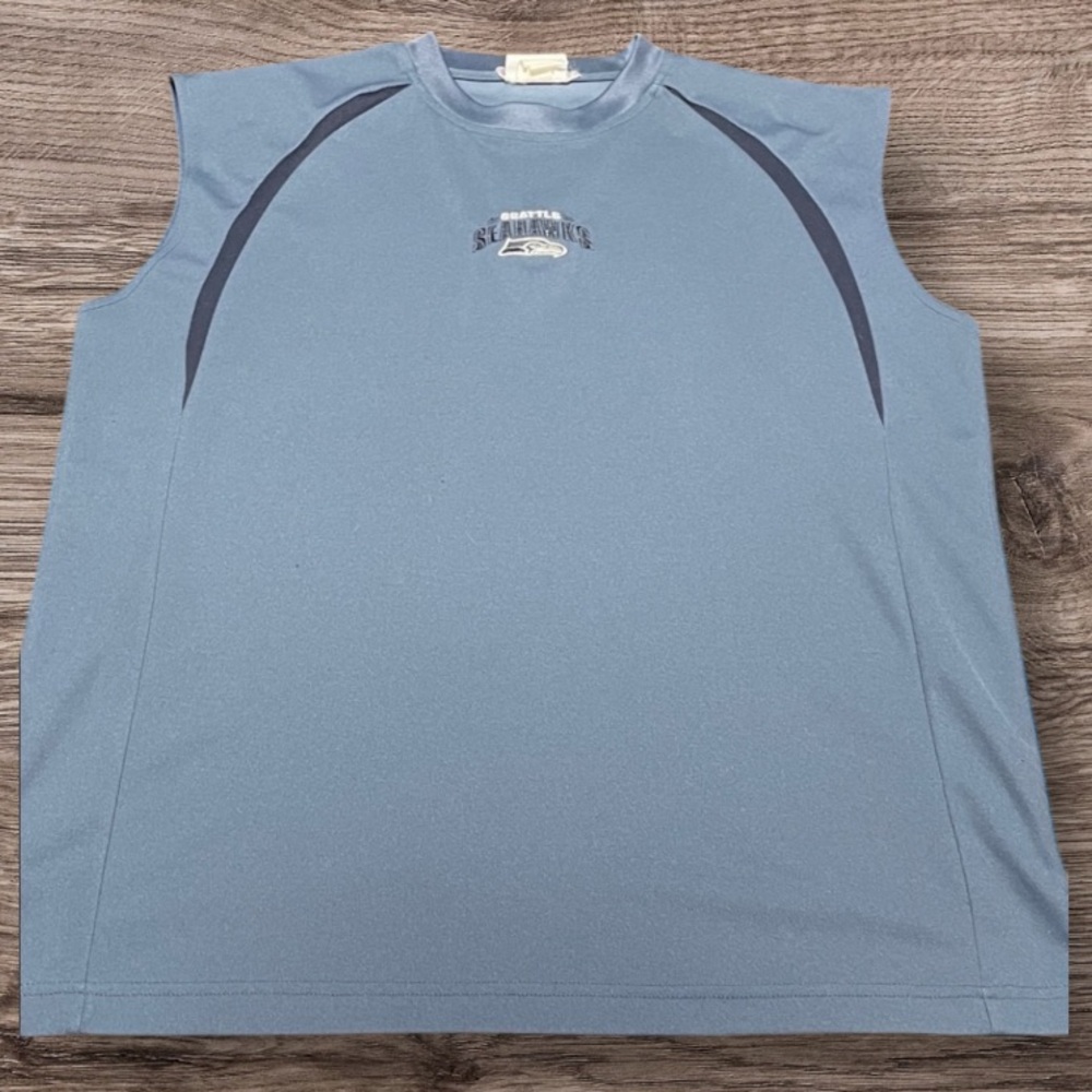 Seattle Seahawks Sleeveless Blue tank top men’s Size 2XL